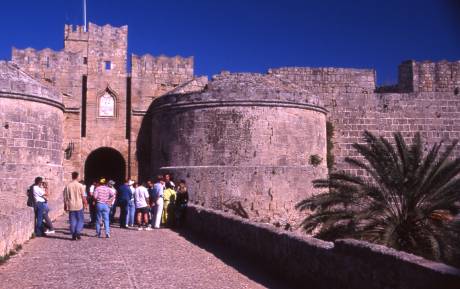 one of the entrances to the walled Old Town